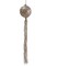 Allstate 12" Glitter Pale Gold Christmas Drop Ball Ornament with Tassels
